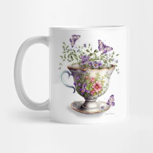 Floral Teacup Collection F Mug